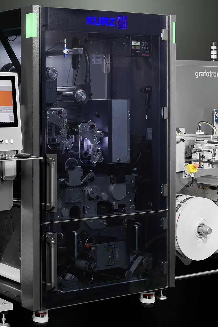 kurz web fed dm uniliner 2D metallization tower